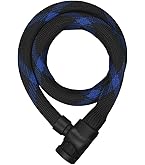 Abus Ivera Steel-O-Flex Armoured Cable Lock, 7200/110, Black